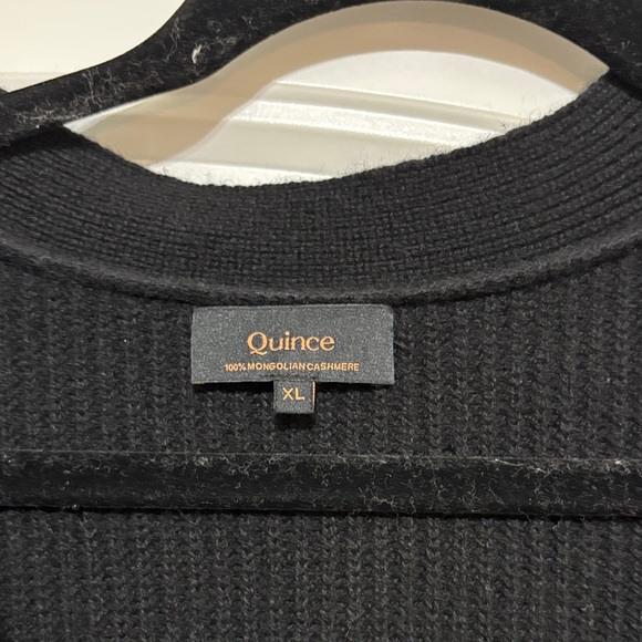 Quince Black Women's Cardigan Sweater - Picture 2 of 2